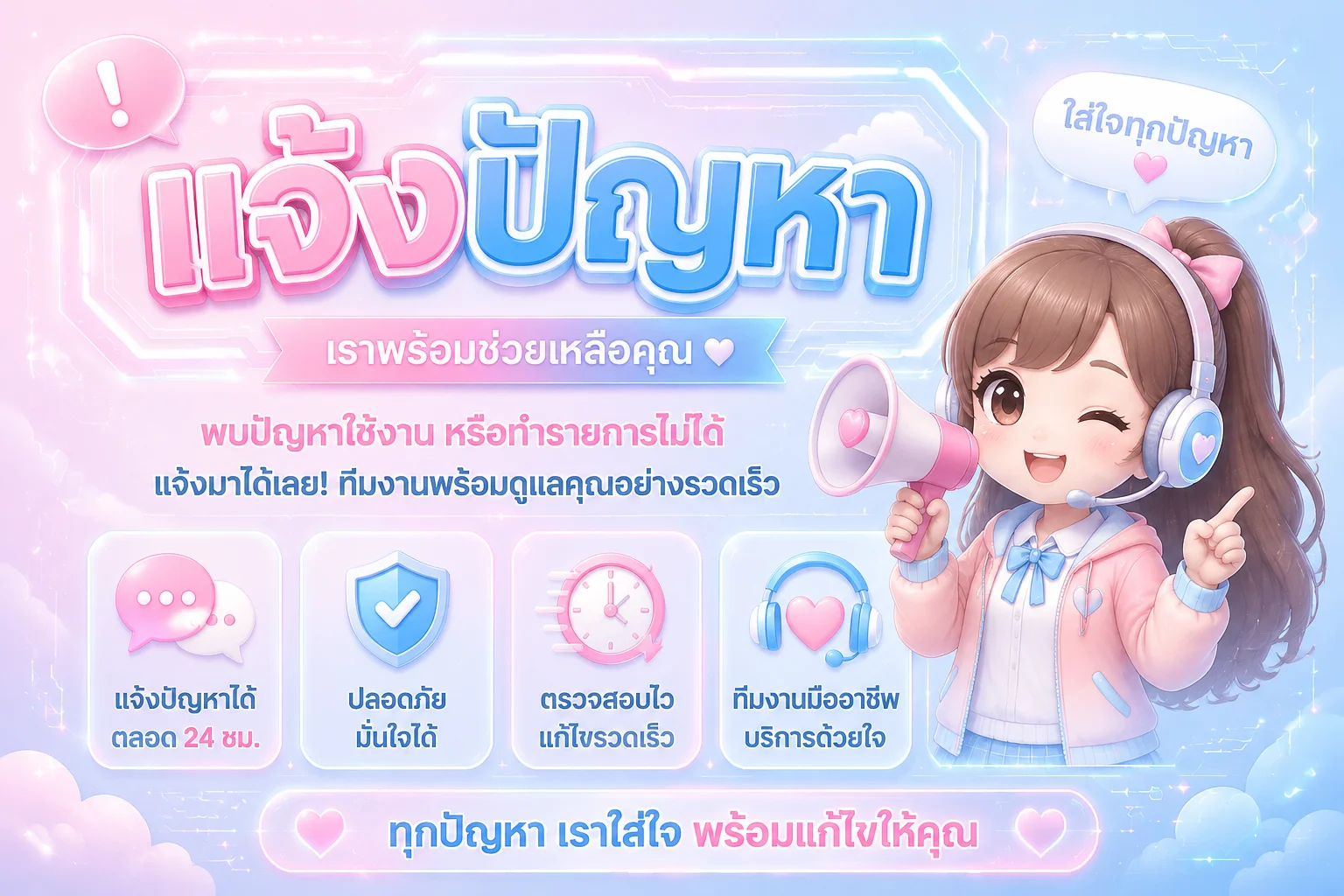 ช่องทางแจ้งปัญหาและติดต่อทีมงานของเว็บพนันฝากถอนออโต้